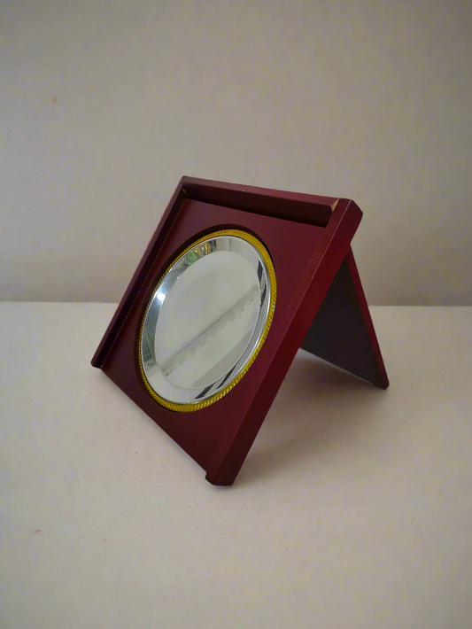 Honor Shield – Wooden Desk Trophy with Silver Plate